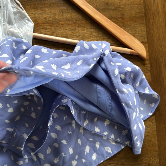 Lola + Grace Blue Patterned Women's Skirt medium - Picture 5 of 6